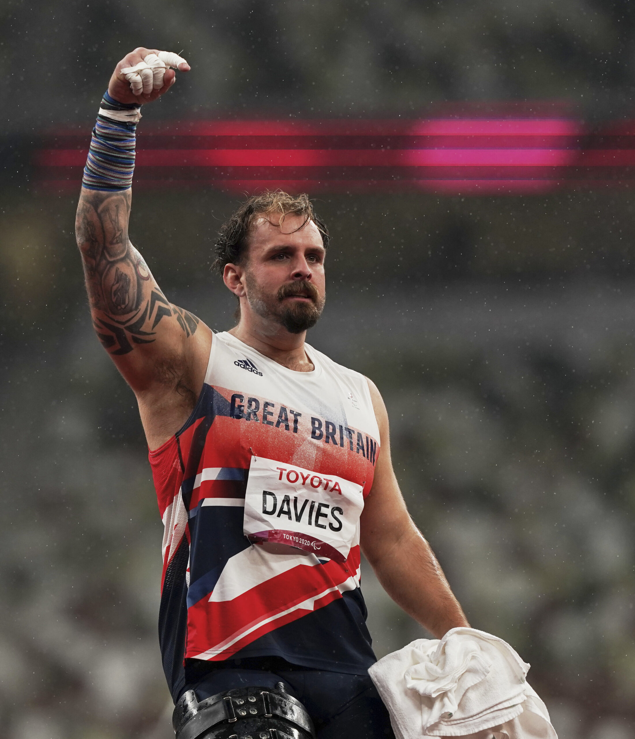 Aled Sion Davies is competing in his fourth Paralympic Games.