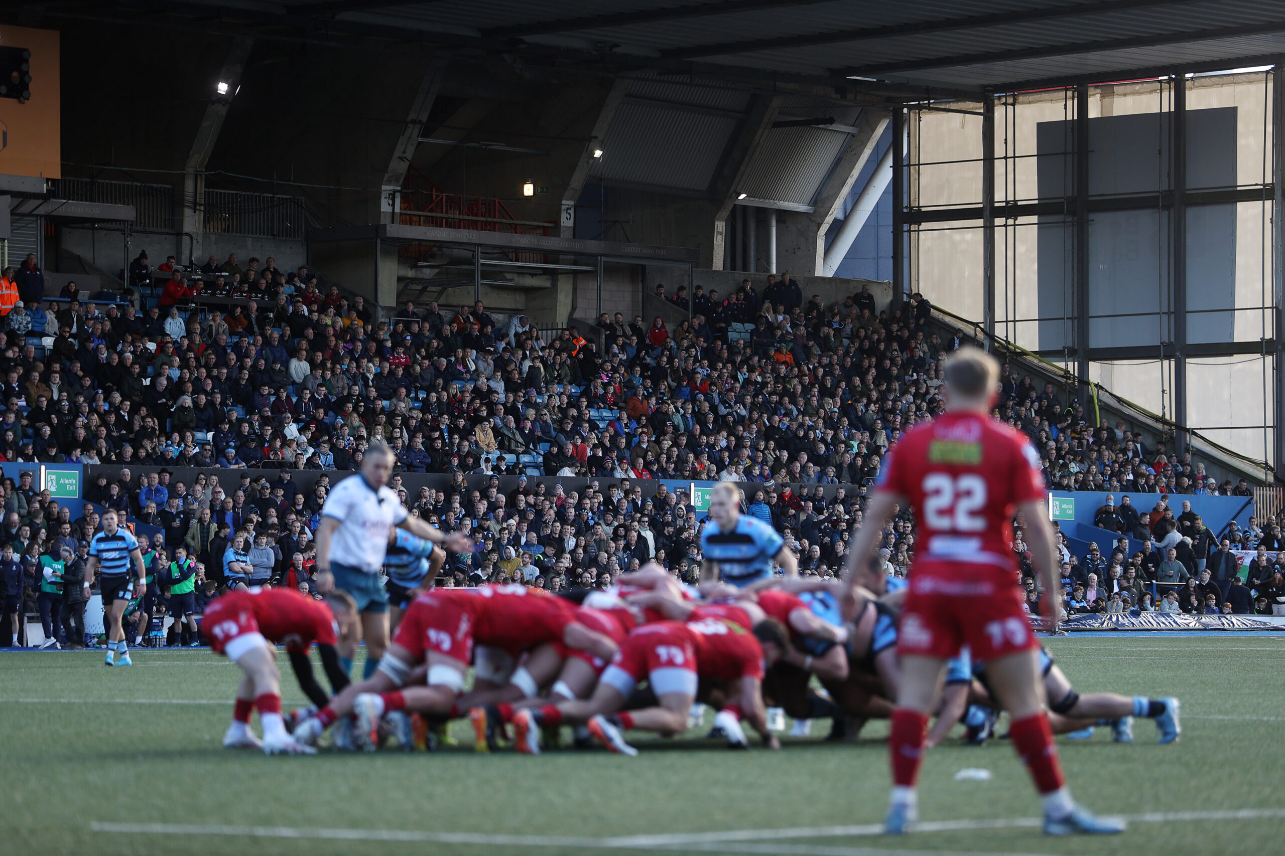 12.10.24 - Cardiff Rugby v Scarlets - United Rugby Championship - General View of the Cardiff Arms Park