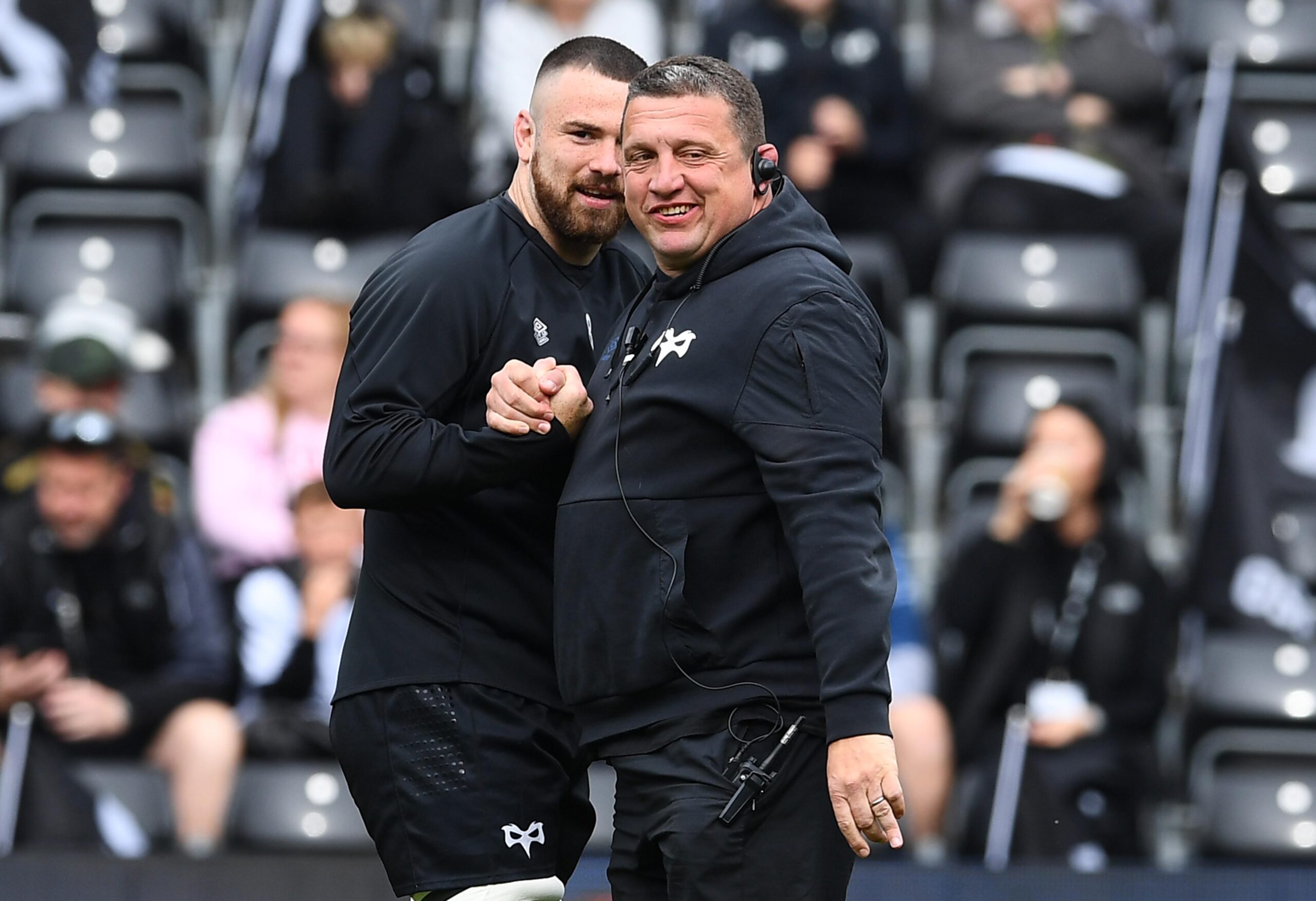 Morgan Morris has a strong relationship with Toby Booth, who is departing Ospreys at the end of the season.