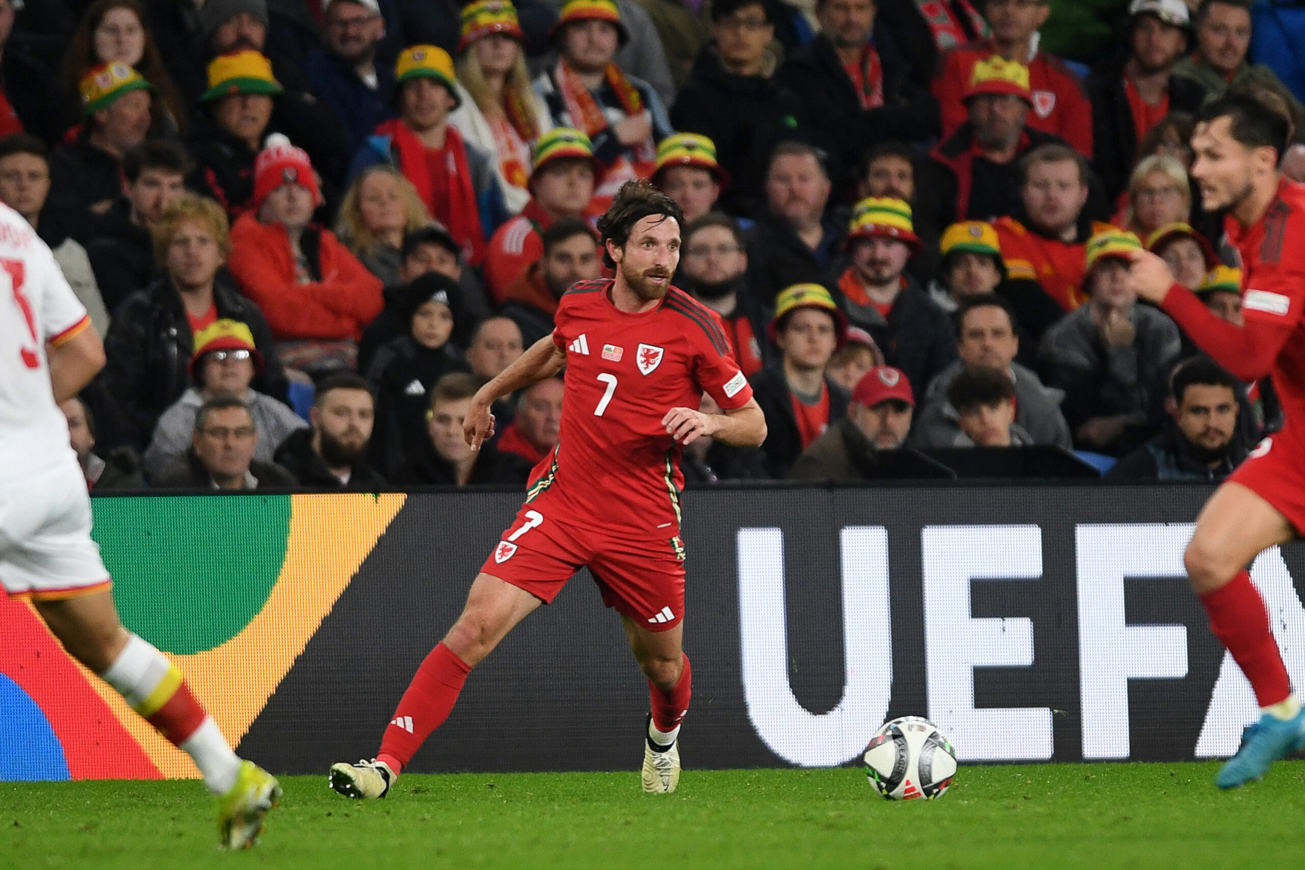 14.10.24 - Wales v Montenegro - UEFA Nations League - Joe Allen of Wales